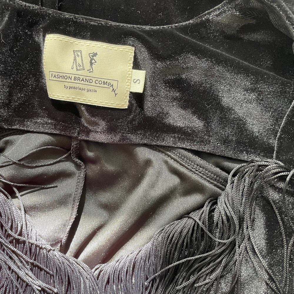 Fashion Brand Company Black Fringe Jumpsuit - Picture 4 of 4